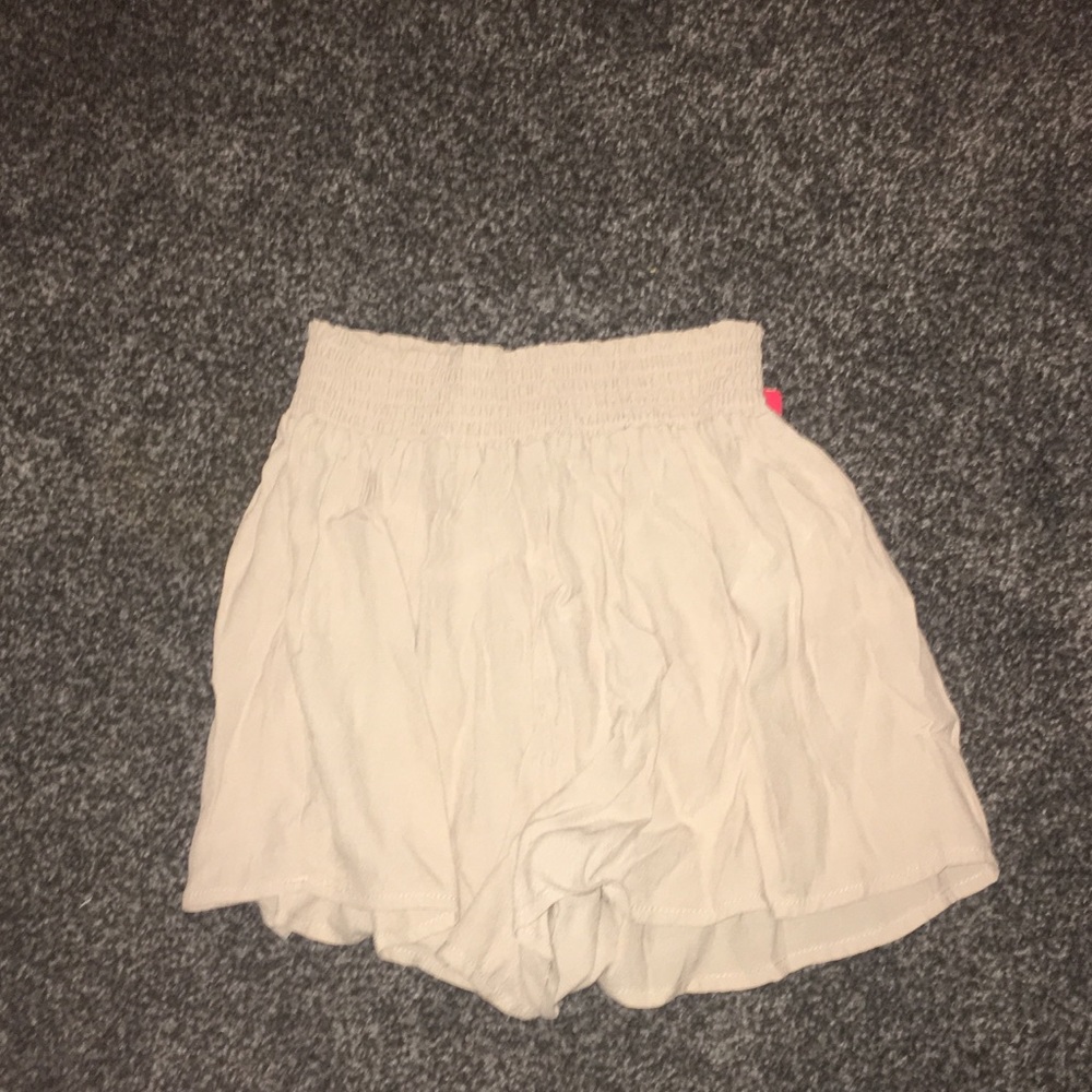 tan shorts